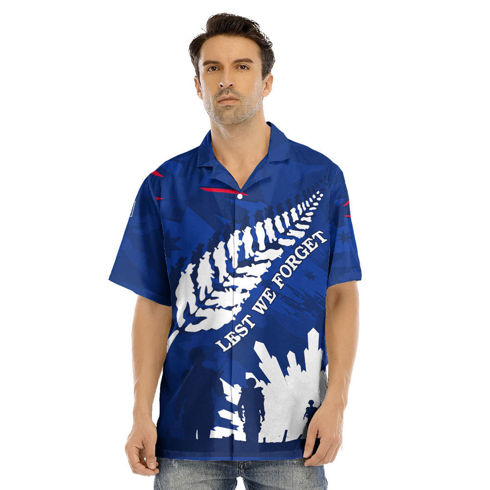 Australia Anzac Camouflage Mix Fern Hawaii Shirt A31