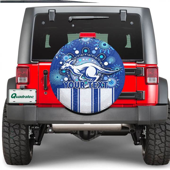 Rugbylife Tire - (Custom) North Melbourne Kangaroos Indigenous Special Style - Football Team Spare Tire Cover