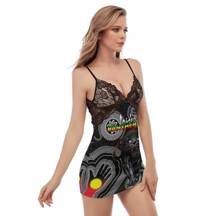 Rugbylife Dress - Penrith Panthers Indigenous - Rugby Team Back Straps Cami Dress