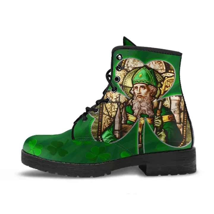 Ireland Leather Boots Saint Patrick's Day (Green) TH6