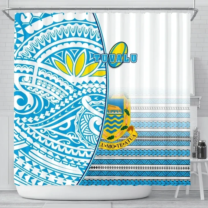 Rugbylife Shower Curtain - Tuvalu Rugby Shower Curtain Special K13