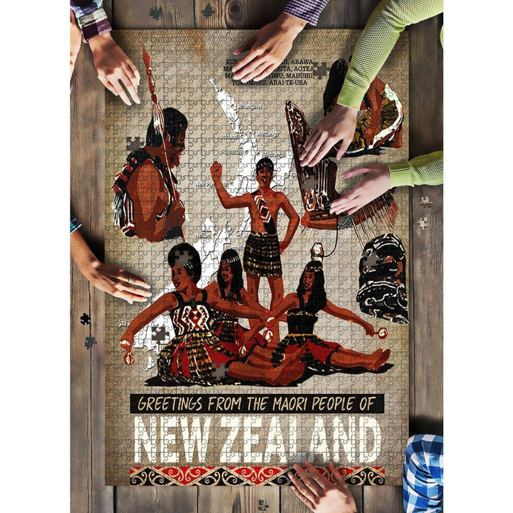 New Zealand Maori Poster Puzzle K5