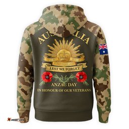 Australia Anzac Day Camouflage Hoodie L02