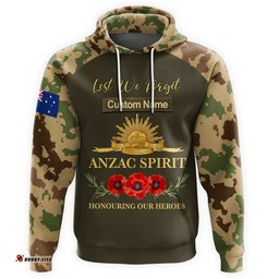 Australia Anzac Day Camouflage Hoodie L02