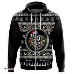 Collingwood Magpies Ugly Faux Knit Christmas Hoodie – Xmas Holiday Gift Pullover