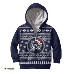 Geelong Cats Ugly Faux Knit Christmas Kids Hoodie – Xmas Holiday Gift Pullover
