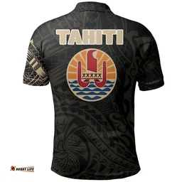 Tahiti In My Heart Tattoo Polo Shirt A7