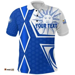 (Custom Personalised) Uruguay Polo Shirt Unique Vibes A31