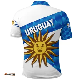 (Custom Personalised) Uruguay Polo Shirt Sporty Style A31