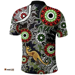 (Custom Personalised) Indigenous Polo Shirt All Stars K13