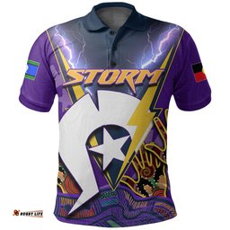 Naidoc Melbourne Storm Polo Shirt Torres Strait Islander
