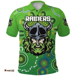 Naidoc Raiders Polo Shirt Canberra Indigenous Style