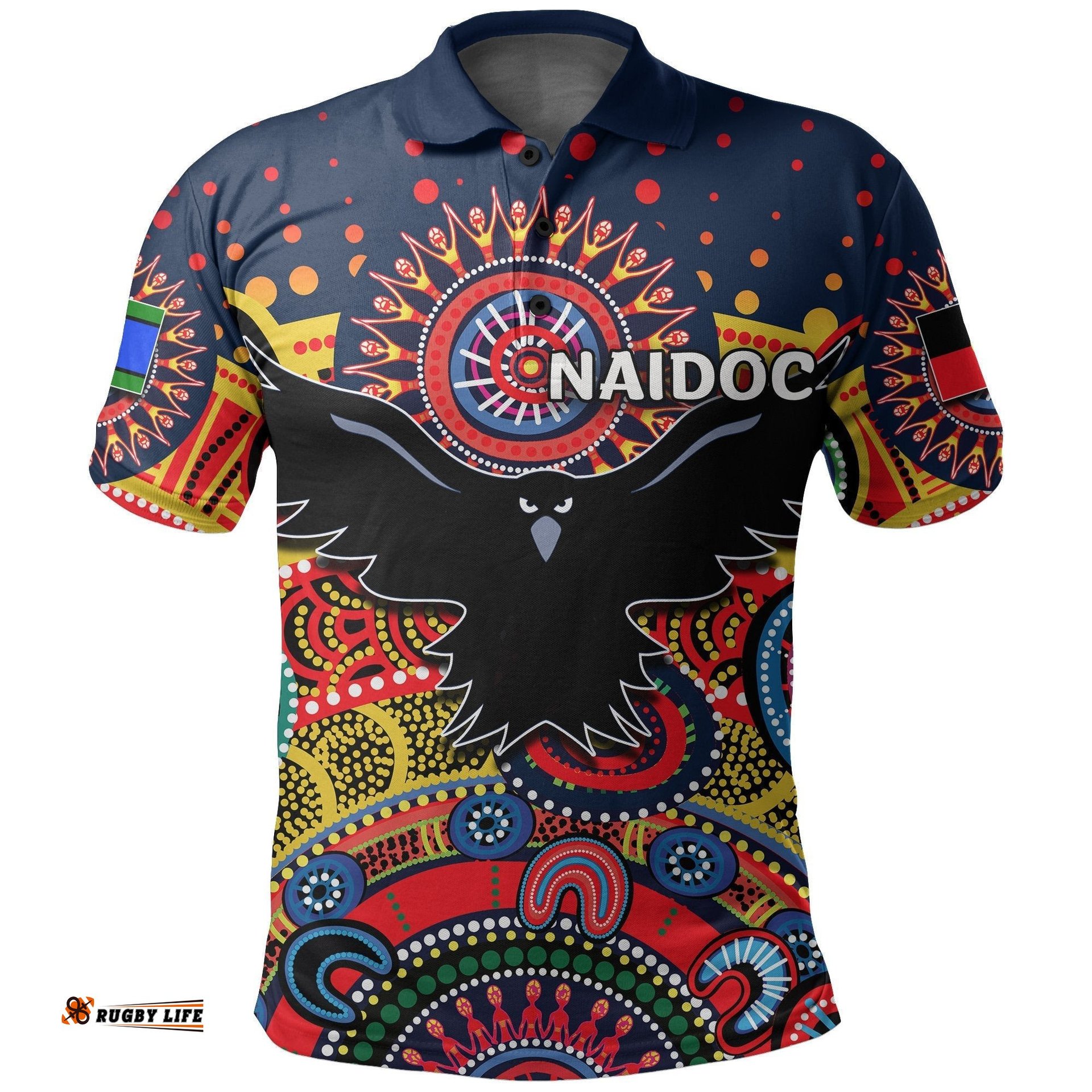 Naidoc Adelaide Crows Indigenous Polo Shirt