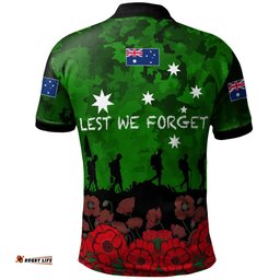 Australia Anzac Polo Shirt - Aussie Anzac Day