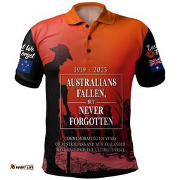 Australia Anzac Day Custom Polo Shirt - Lest We For Get Anzac Quotes Polo Shirt Amazing Aussie