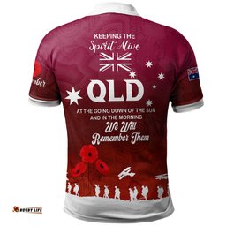 Australia Cane Toads Anzac Custom Polo Shirt - Keeping the Spirit Alive Polo Shirt
