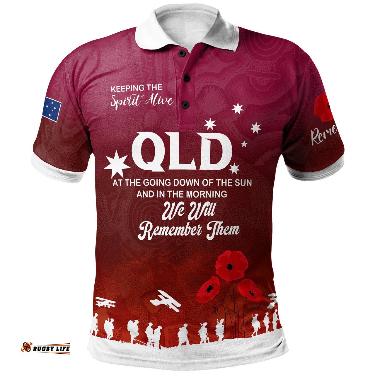 Australia Cane Toads Anzac Custom Polo Shirt - Keeping the Spirit Alive Polo Shirt