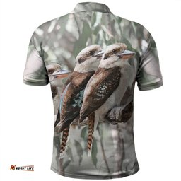 Australia Kookaburra Polo Shirt - Kookaburra Artwork Polo Shirt