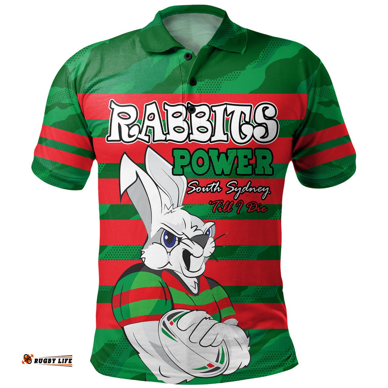 South Sydney Rabbitohs Polo Shirt - I Hate Being This Awesome But Bunnies Polo Shirt
