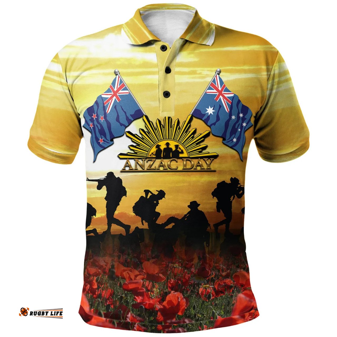 Australia Anzac Polo Shirt - Australian and New Zealand Army Corps