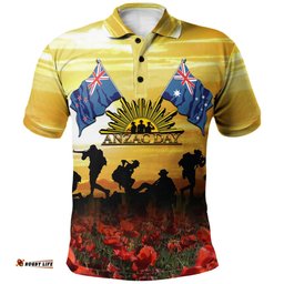 Australia Anzac Polo Shirt - Australian and New Zealand Army Corps
