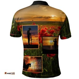 Australia Anzac Polo Shirt - Remembrance Day Amazing Aussie