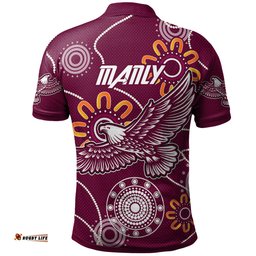 Australia Manly Polo Shirt - Custom Eagle Polo Shirt