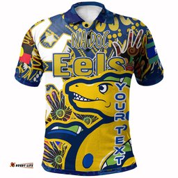 Parramatta Eels Naidoc Custom Polo Shirt - Parramatta Eels NAIDOC Week celebrations Polo Shirt
