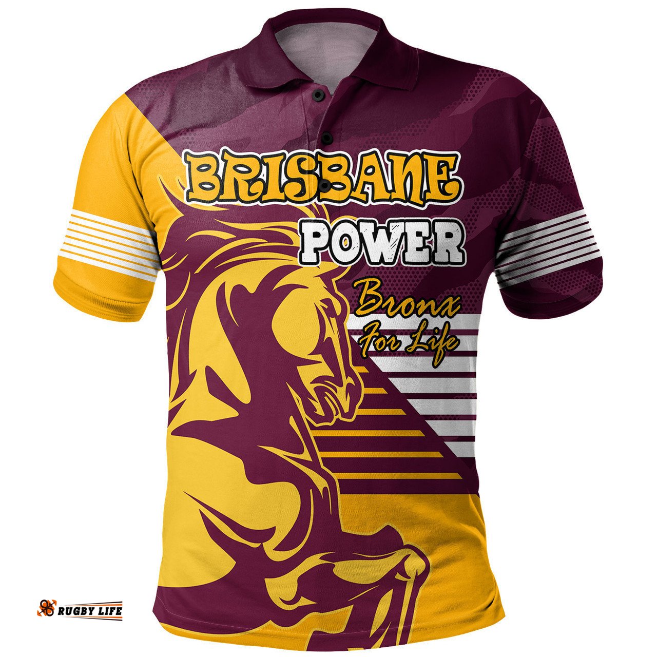 Brisbane Broncos Custom Polo Shirt - I Hate Being This Awesome But Brisbane Broncos Polo Shirt