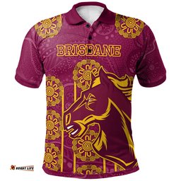 Brisbane Broncos Polo Shirt - Custom Indigenous Broncos Polo Shirt