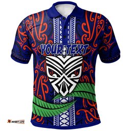 New Zealand Warriors Polo Shirt - Custom New Zealand Warriors Maori Polo Shirt