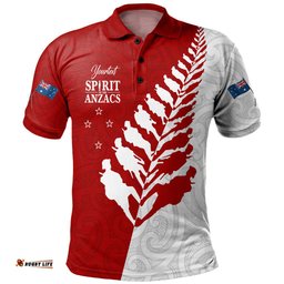 Australia Anzac Day Custom Polo Shirt - Spirit Of The Anzacs Polo Shirt Amazing Aussie