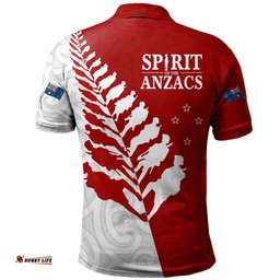 Australia Anzac Day Custom Polo Shirt - Spirit Of The Anzacs Polo Shirt Amazing Aussie