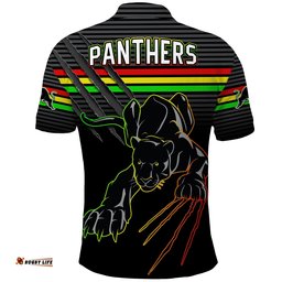 Panthers Proud Polo Shirt Back to Back Premiers 2022 Version Black Amazing Aussie