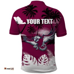 NRL Sea Eagles Polo Shirt Summer Vibe Style