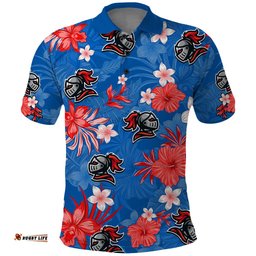 Knights Rugby Polo Shirt Beautiful Floral Pattern Spring Summer Vibe