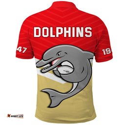 Dolphins Rugby Polo Shirt Sporty Style Ver.01 Amazing Aussie