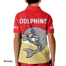 Dolphins Rugby Polo Shirt Sporty Style Ver.01 Amazing Aussie