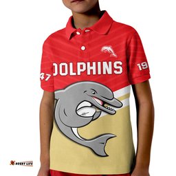 Dolphins Rugby Polo Shirt Sporty Style Ver.01 Amazing Aussie