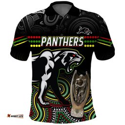 Panthers Rugby Polo Shirt Premiers 2022 Back to Back Champions Amazing Aussie