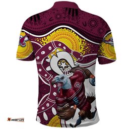 Sea Eagles Mascot NRL Polo Shirt NAIDOC