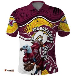 Sea Eagles Mascot NRL Polo Shirt NAIDOC