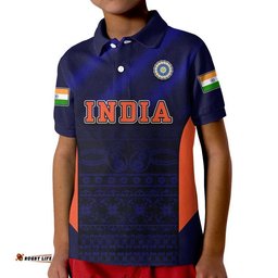 India National Cricket Team Polo Shirt Men In Blue Sports Style Amazing Aussie