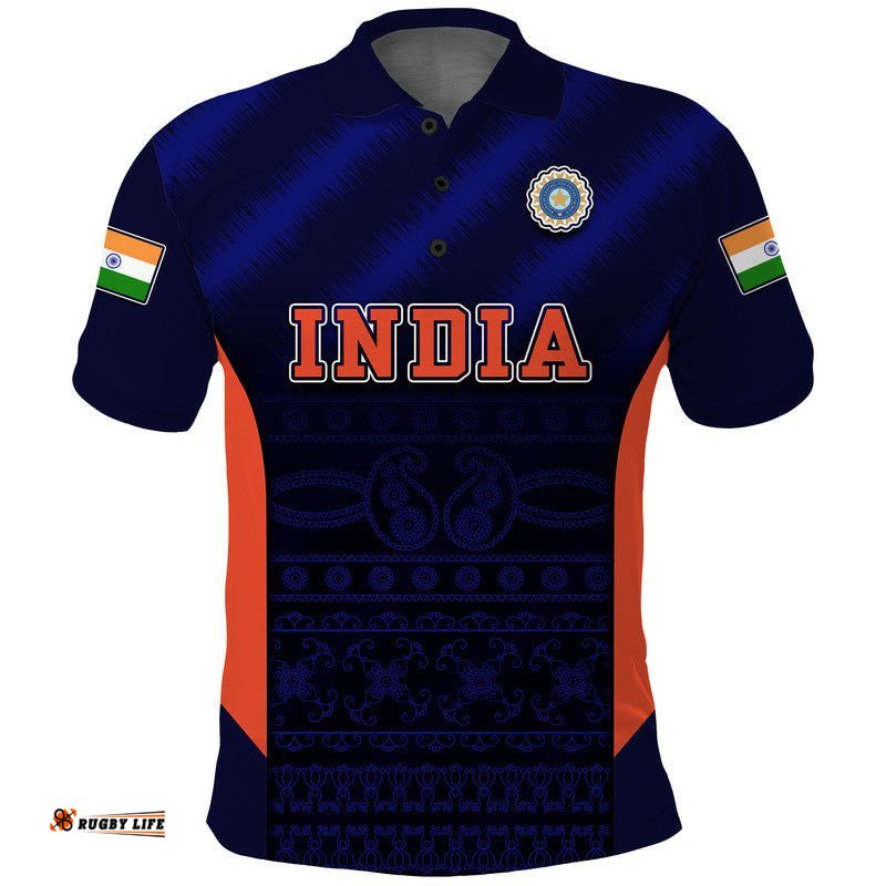India National Cricket Team Polo Shirt Men In Blue Sports Style Amazing Aussie