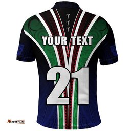 Custom Personalised New Zealand Warriors Polo Shirt The Warriors Special Maori Silver Fern Style Amazing Aussie