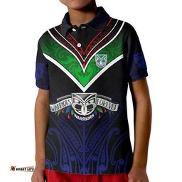 Custom Personalised New Zealand Warriors Polo Shirt The Warriors Special Maori Silver Fern Style Amazing Aussie
