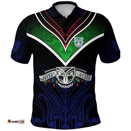 Custom Personalised New Zealand Warriors Polo Shirt The Warriors Special Maori Silver Fern Style Amazing Aussie
