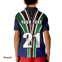 Custom Personalised New Zealand Warriors Polo Shirt The Warriors Special Maori Silver Fern Style Amazing Aussie