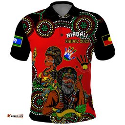 Australia NAIDOC 2023 Polo Shirt Niabali Indigenous For Our Elders