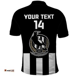 Personalised Collingwood Football 2023 Polo Shirt Go Magpies Sporty Style